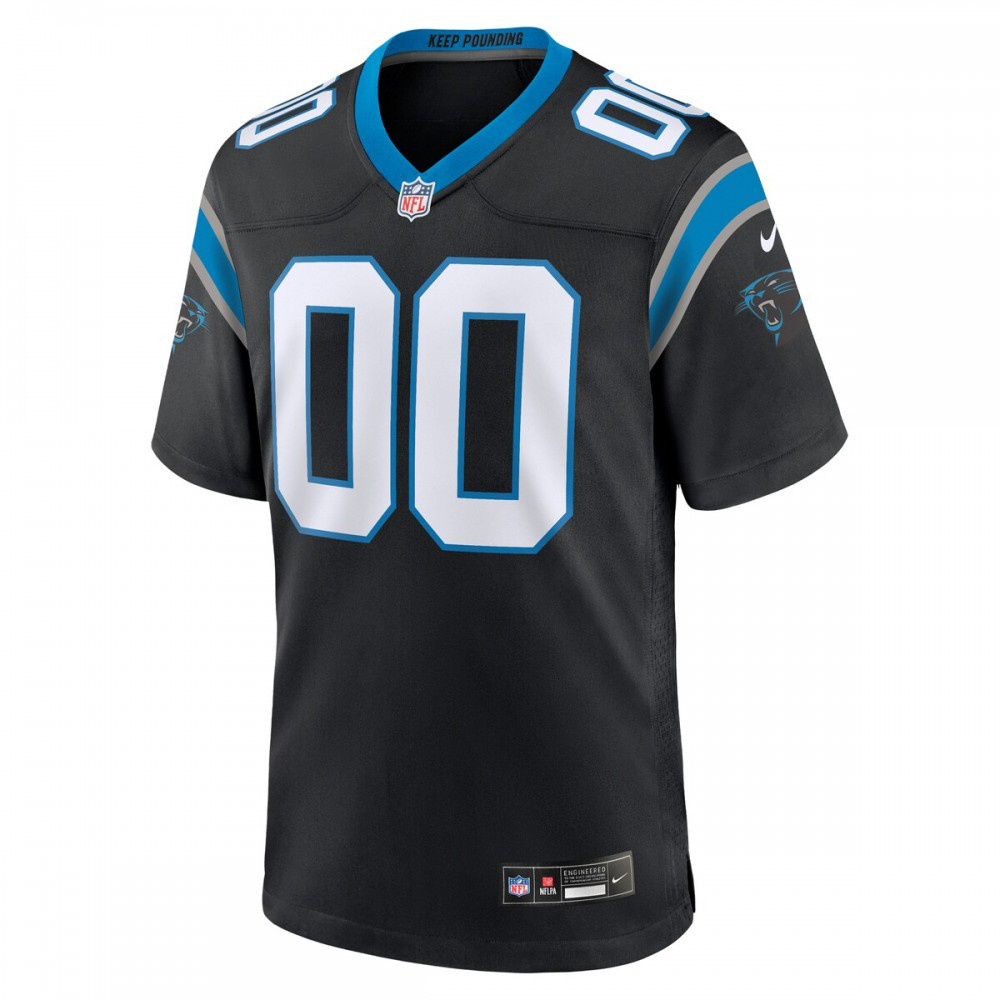 Carolina Panthers Nike Custom Game Jersey - Black-GridironStore